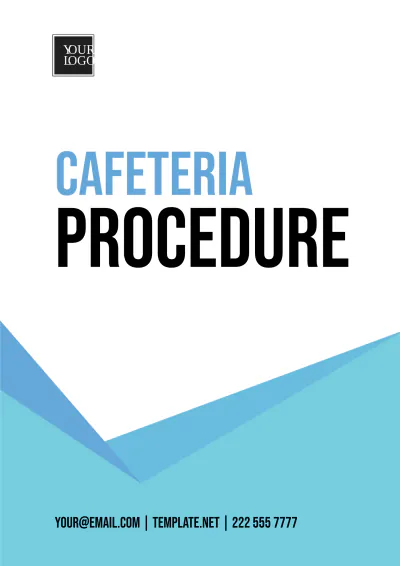 Free Cafeteria Procedure Template to Edit Online