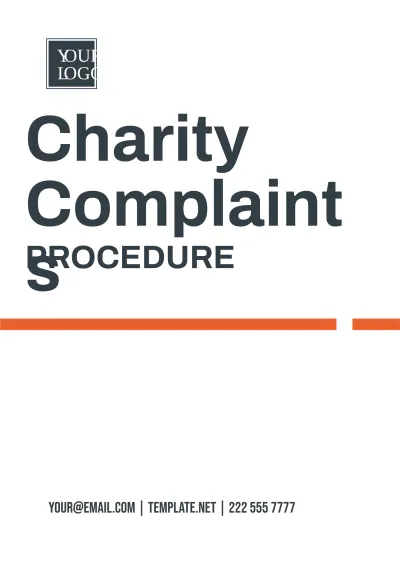 Free Charity Complaints Procedure Template to Edit Online