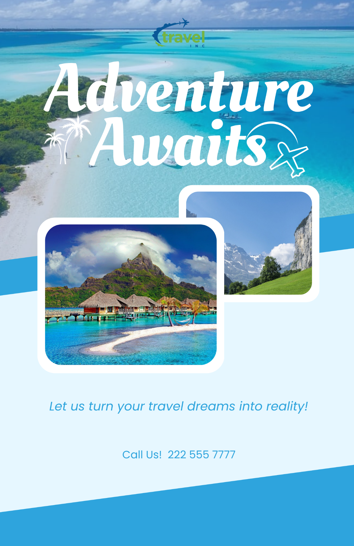 Travel Agency Marketing Poster Template