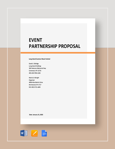 FREE Event Partnership Proposal Letter Template - Word | Google Docs ...