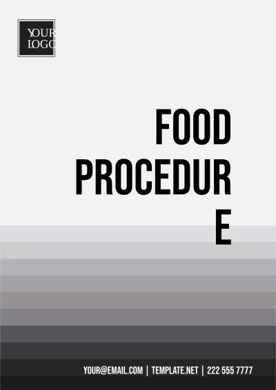 Free Food Procedure Template to Edit Online