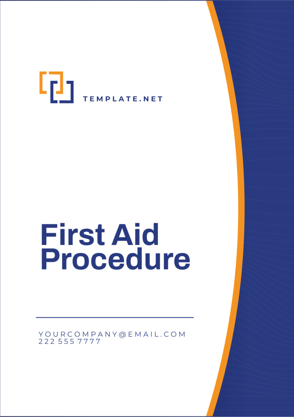 Free First Aid Procedure Template