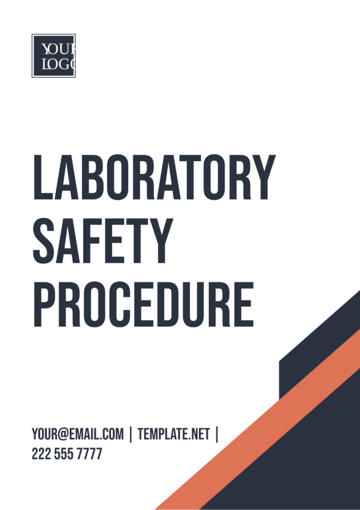 Laboratory Safety Procedure Template