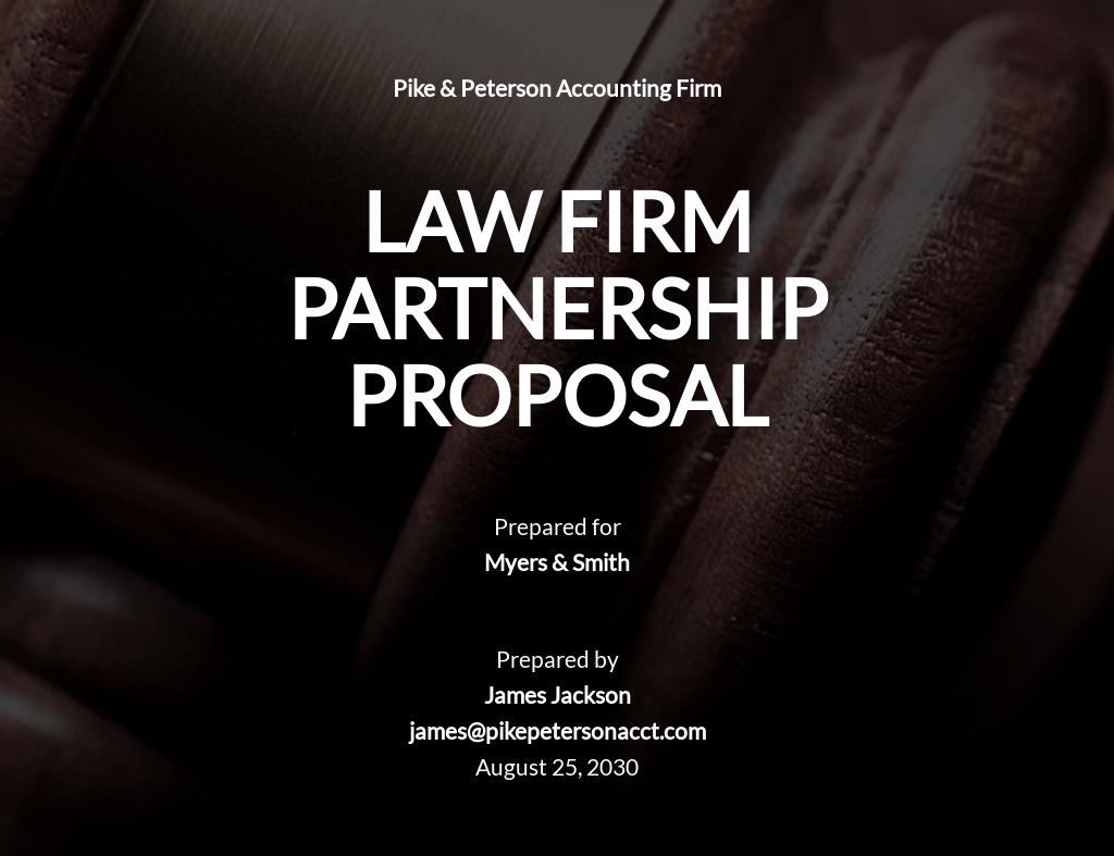 law partnership business plan