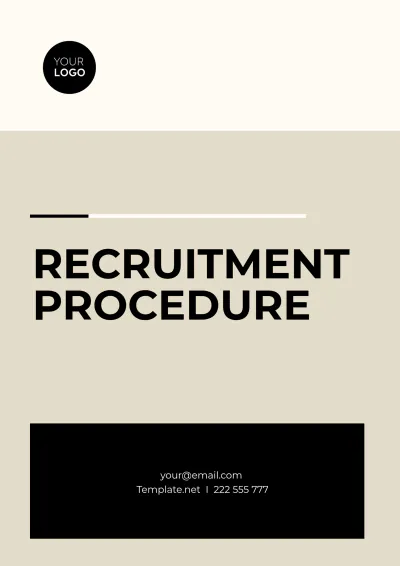 Free Recruitment Procedure Template to Edit Online