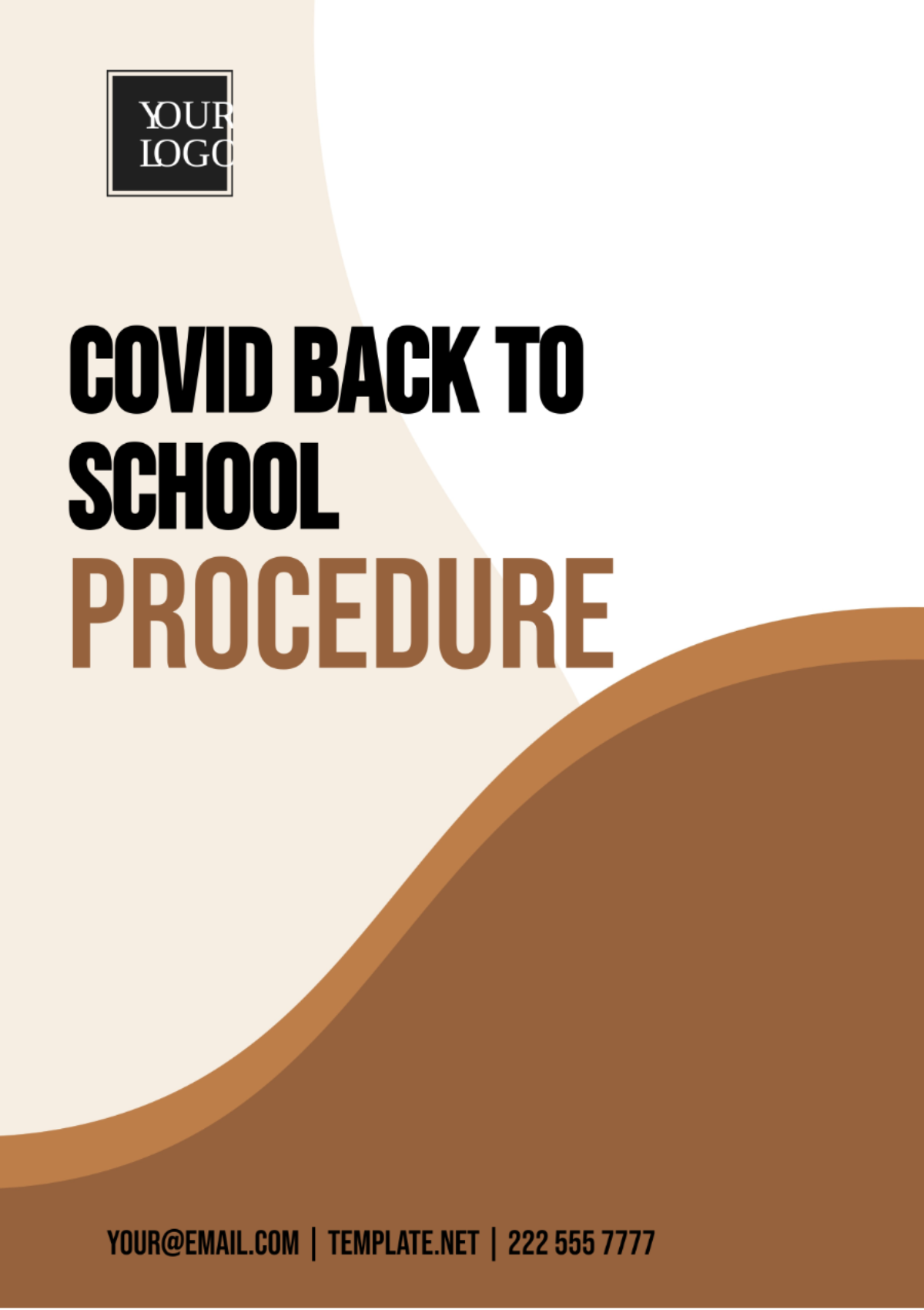 COVID Back To School Procedure Template