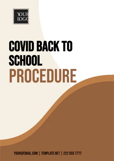 Free COVID Back To School Procedure Template to Edit Online