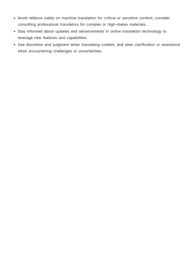 Free Online Translators Procedure Template to Edit Online