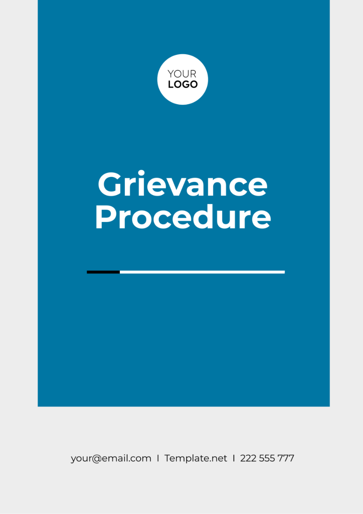 Free Grievance Procedure Template