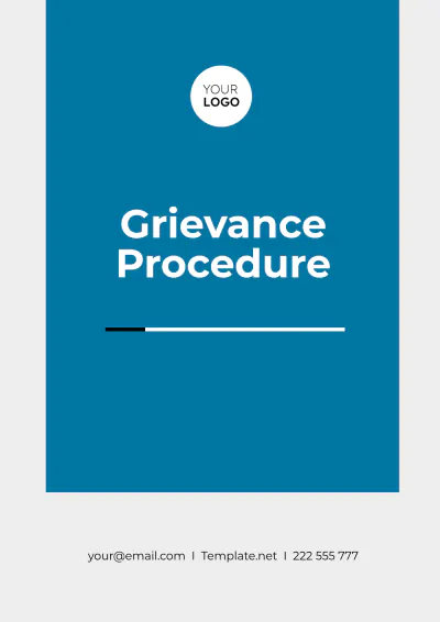Free Grievance Procedure Template to Edit Online