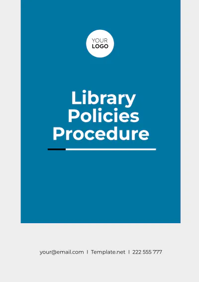 Free Library Policies Procedure Template to Edit Online