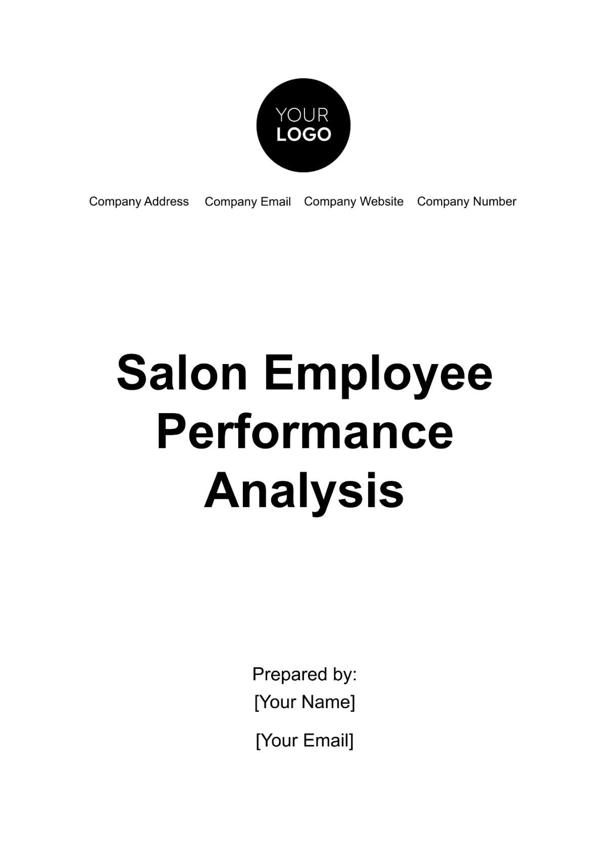 Salon Employee Performance Analysis Template