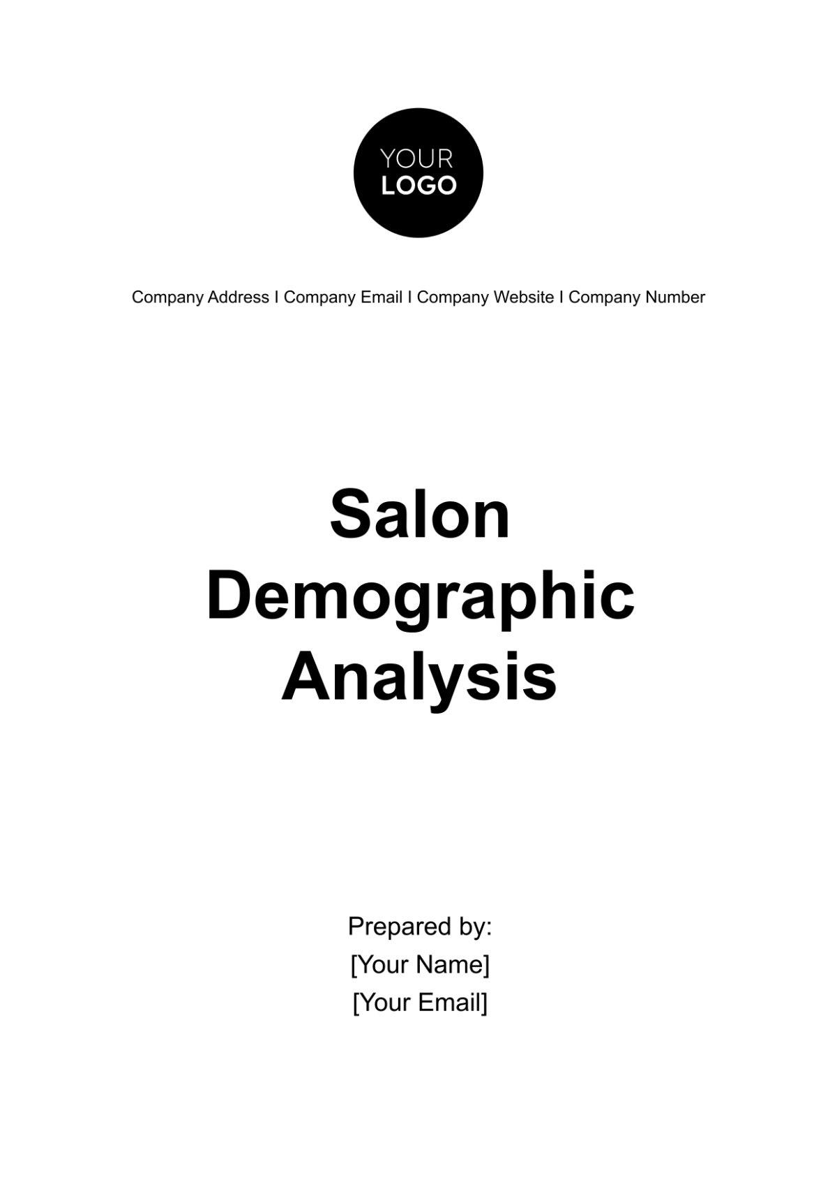Salon Demographic Analysis Template