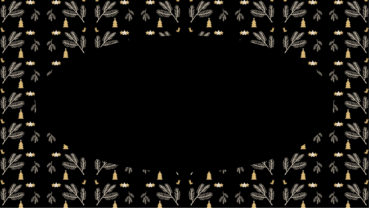 Black and Gold Christmas Background