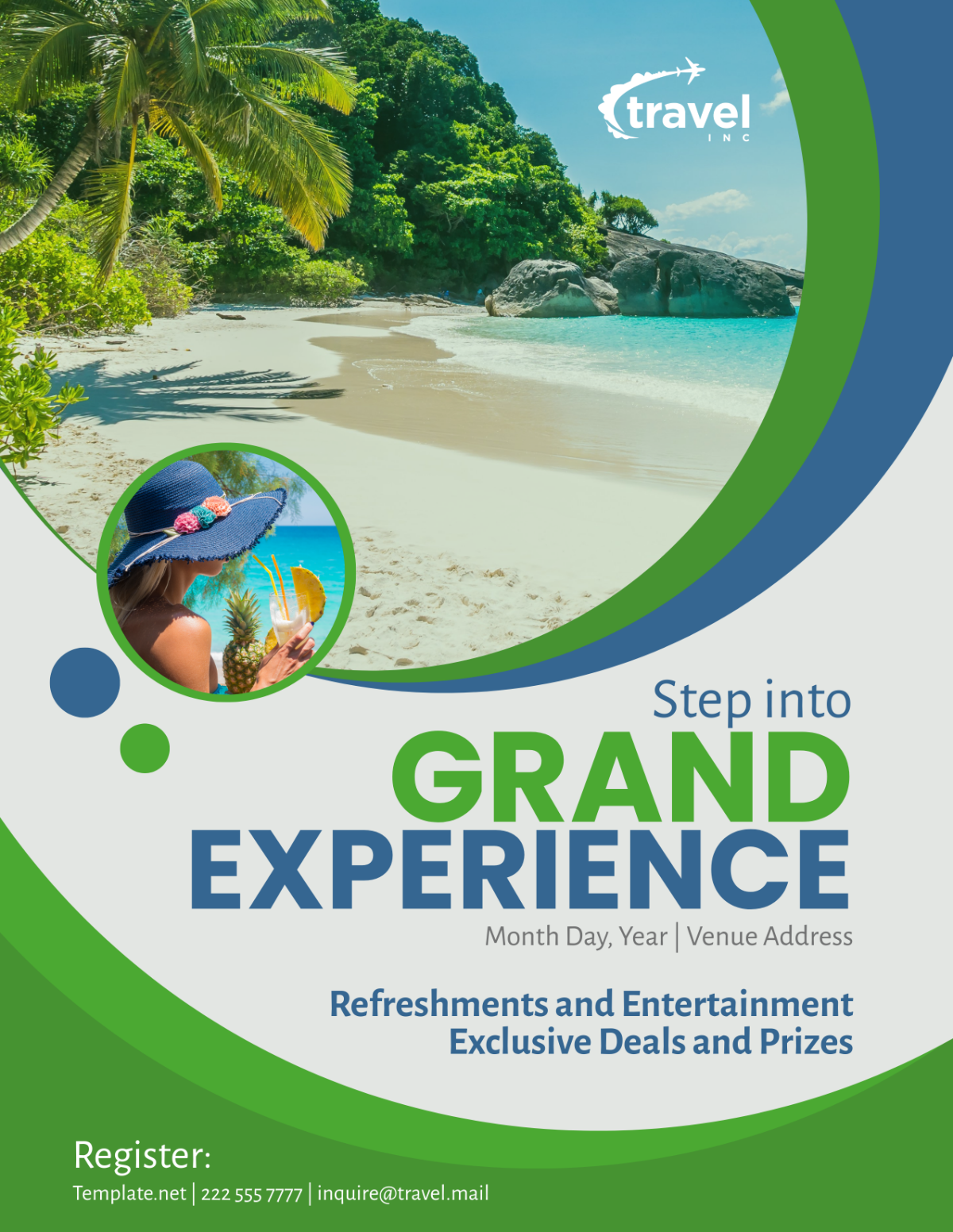Travel Agency Grand Opening Flyer