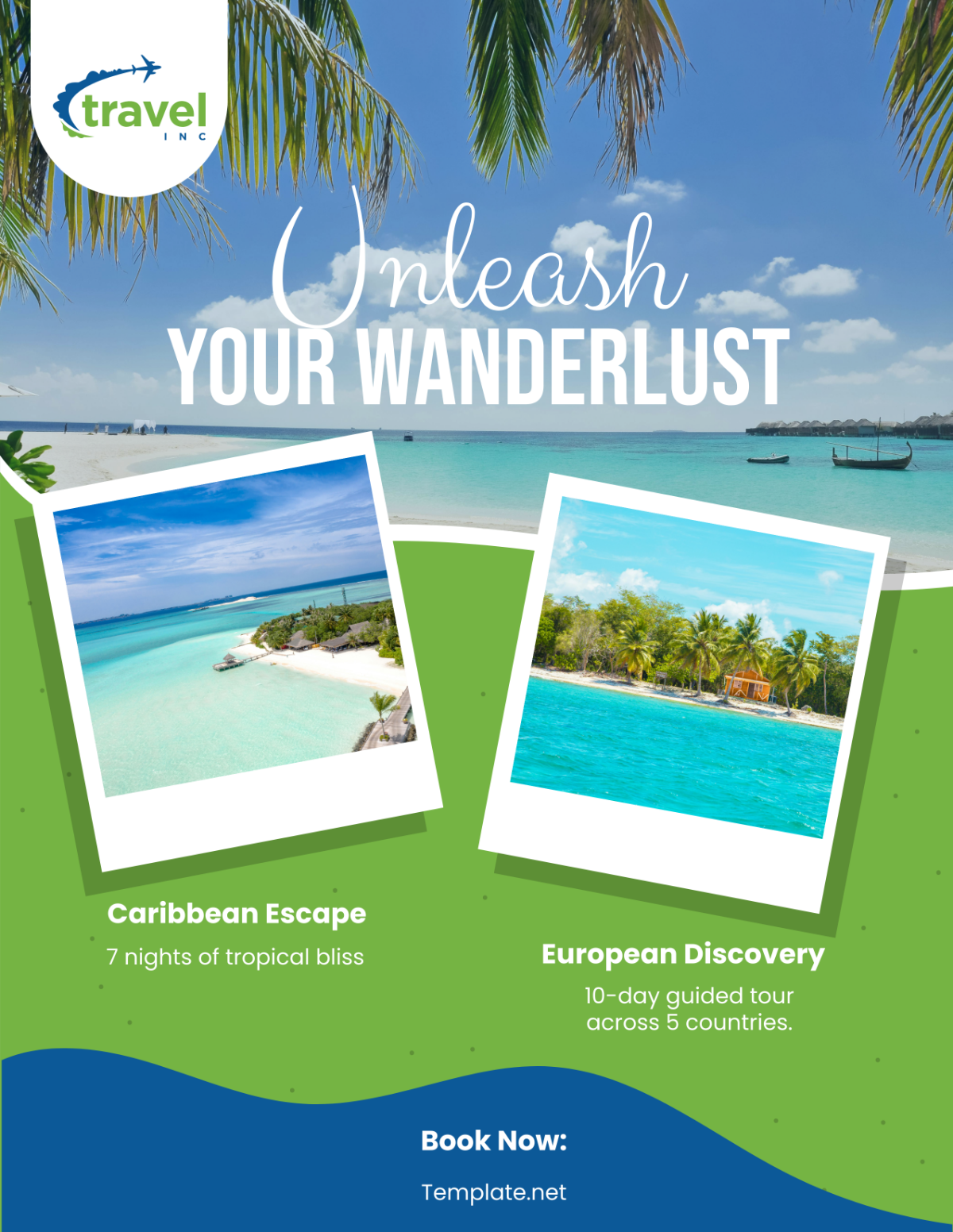 Travel Agency Campaign Flyer Template