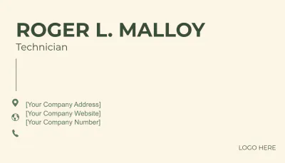 Free Small Business Card Template to Edit Online