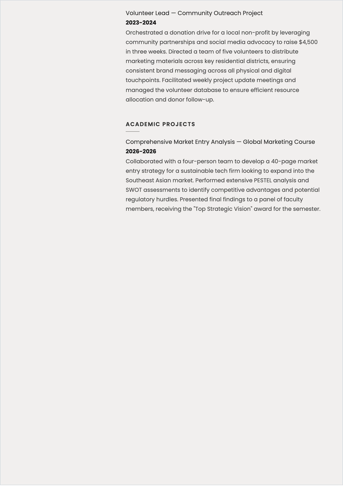 Free Student ATS CV Template, AI CV Builder