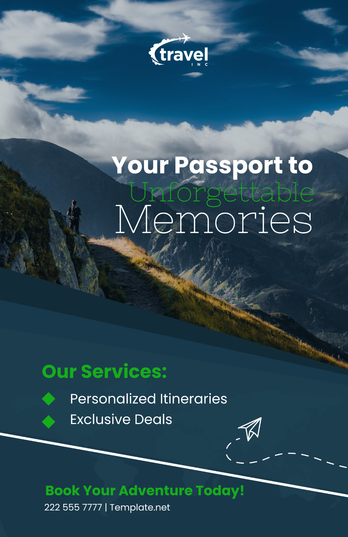 Free Travel Agency Service Poster Template