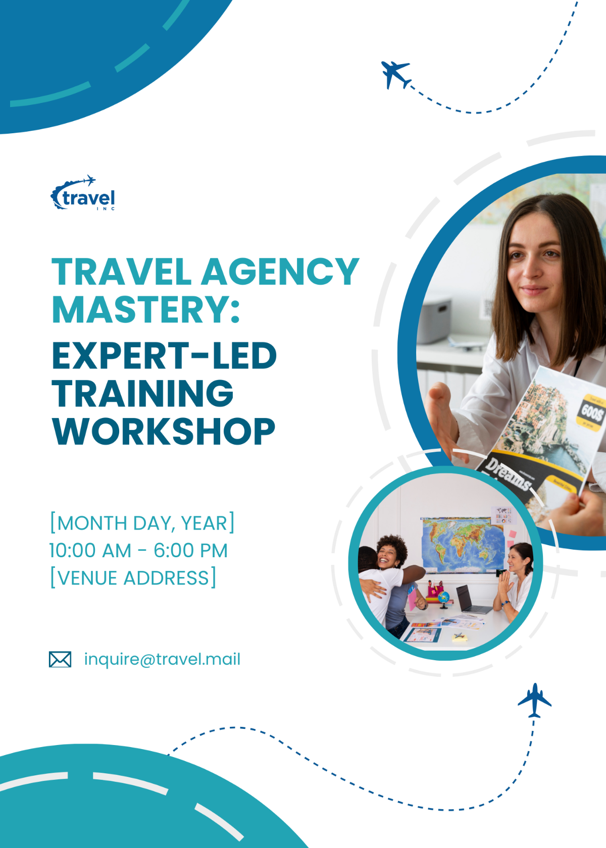 Travel Agency Training Invitation Template