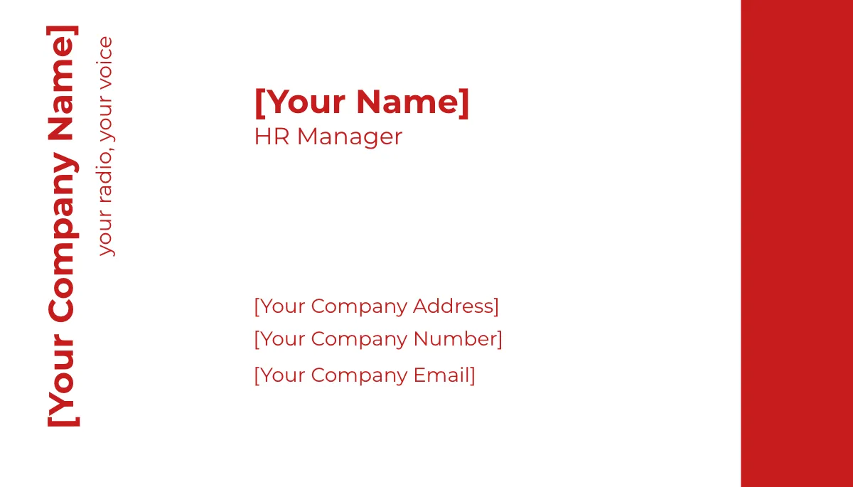 Free Modern Business Card Template to Edit Online