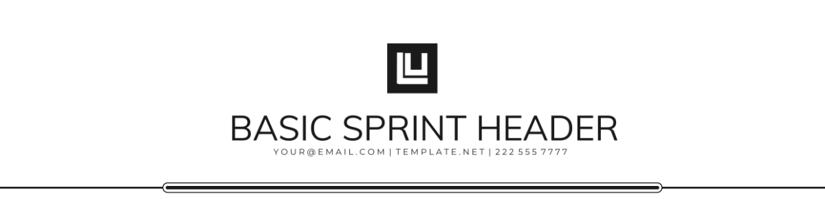 Basic Sprint Header Template