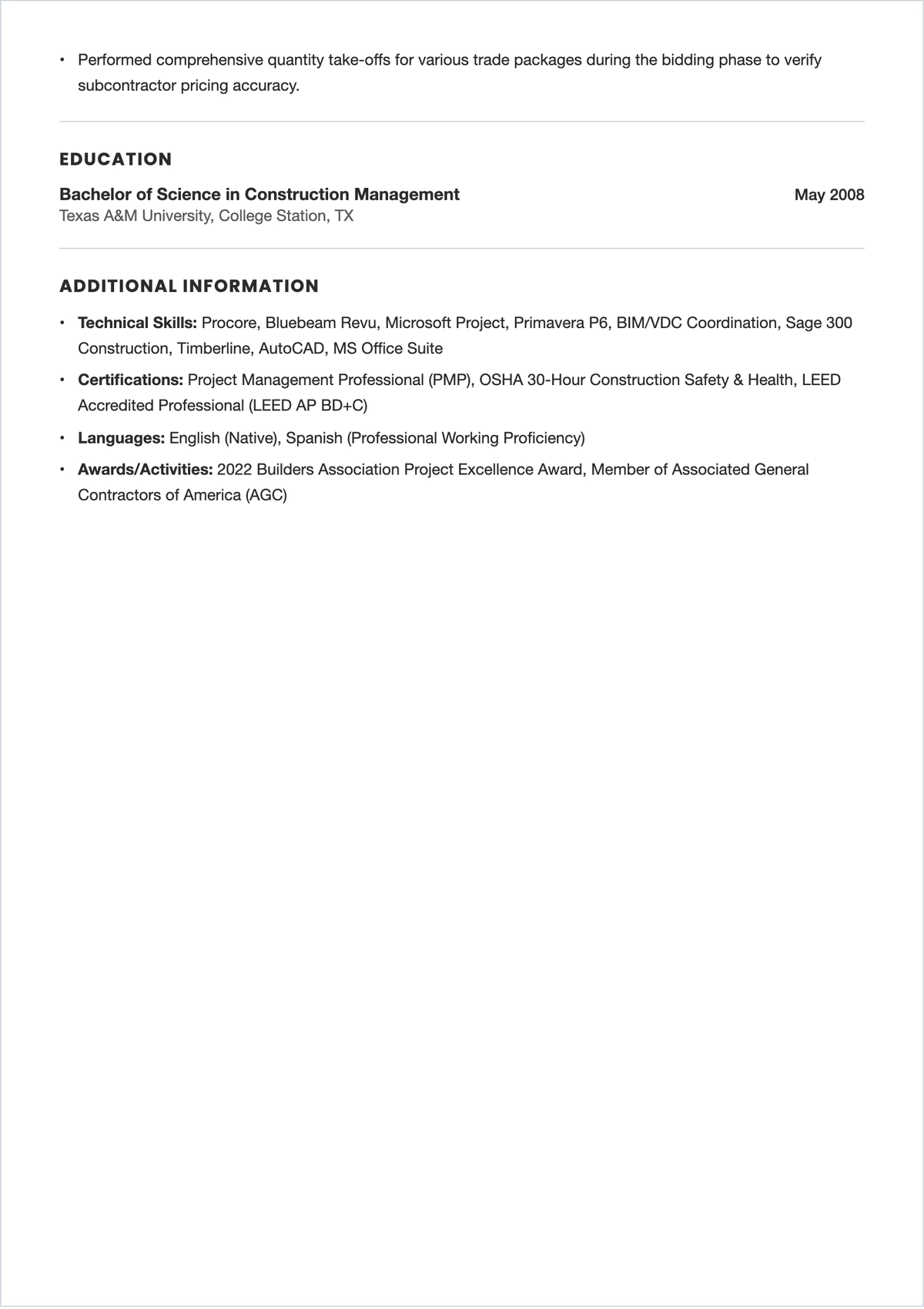 Free Two Page ATS CV Template, AI CV Builder