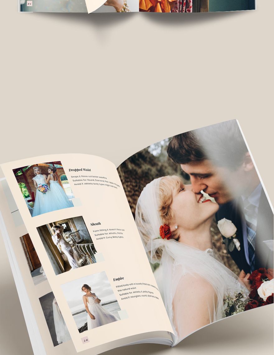 Sample Wedding Magazine Template
