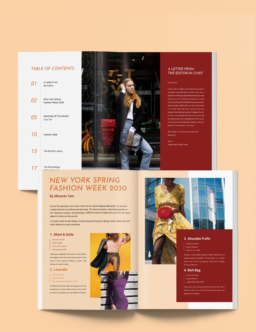 Shopping Magazine Template - Download in Word, Apple Pages, Publisher ...