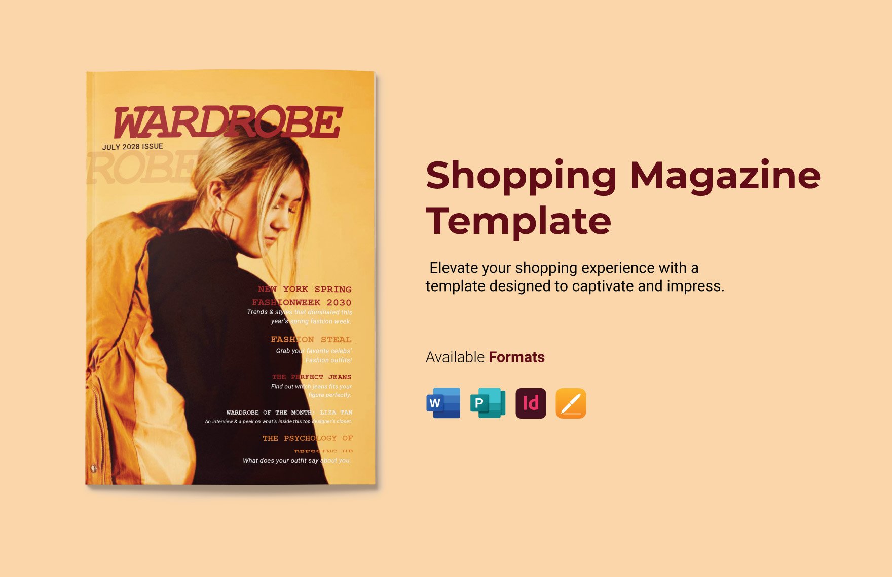Shopping Magazine Template