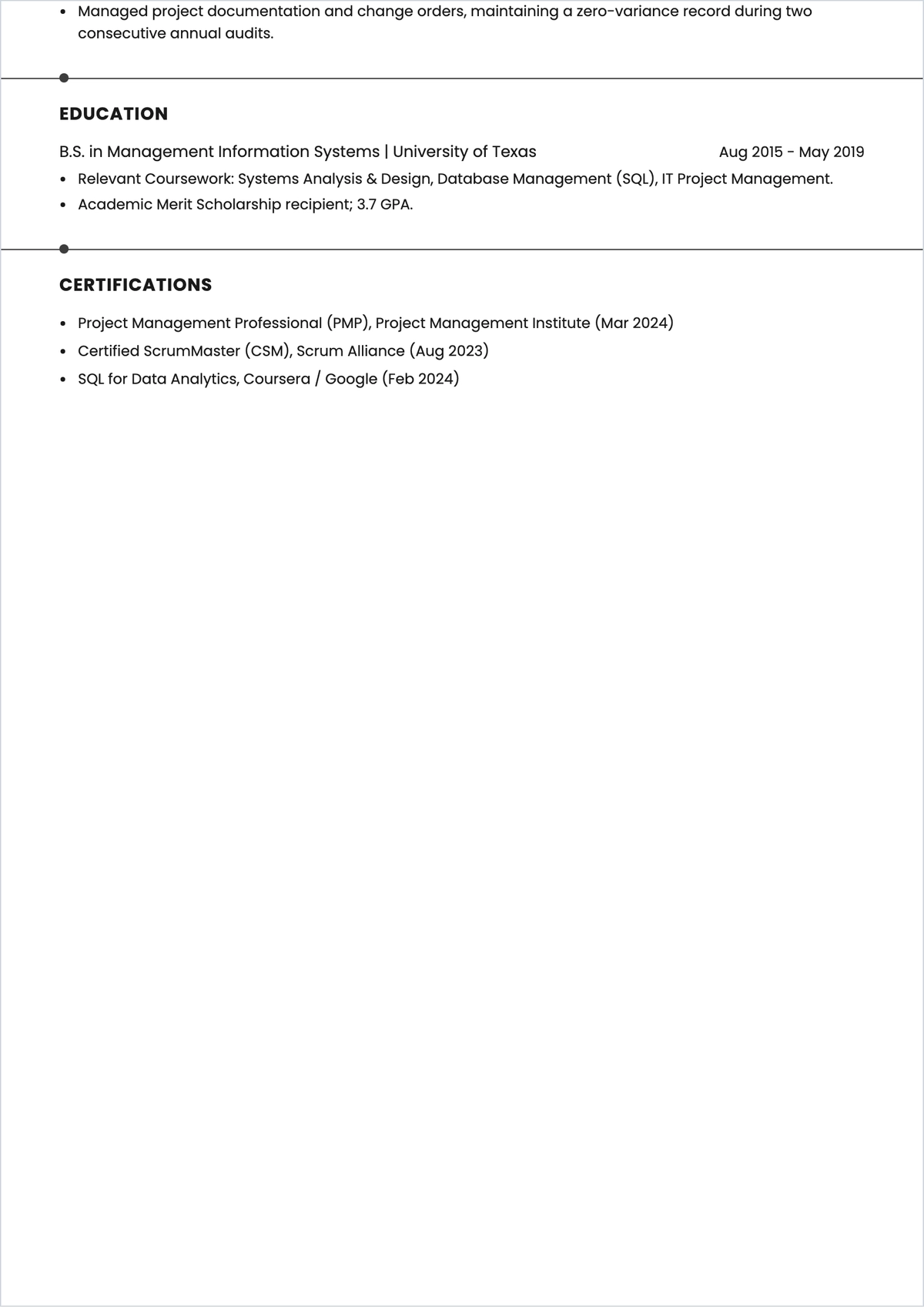 Free Functional ATS CV Template, AI CV Builder