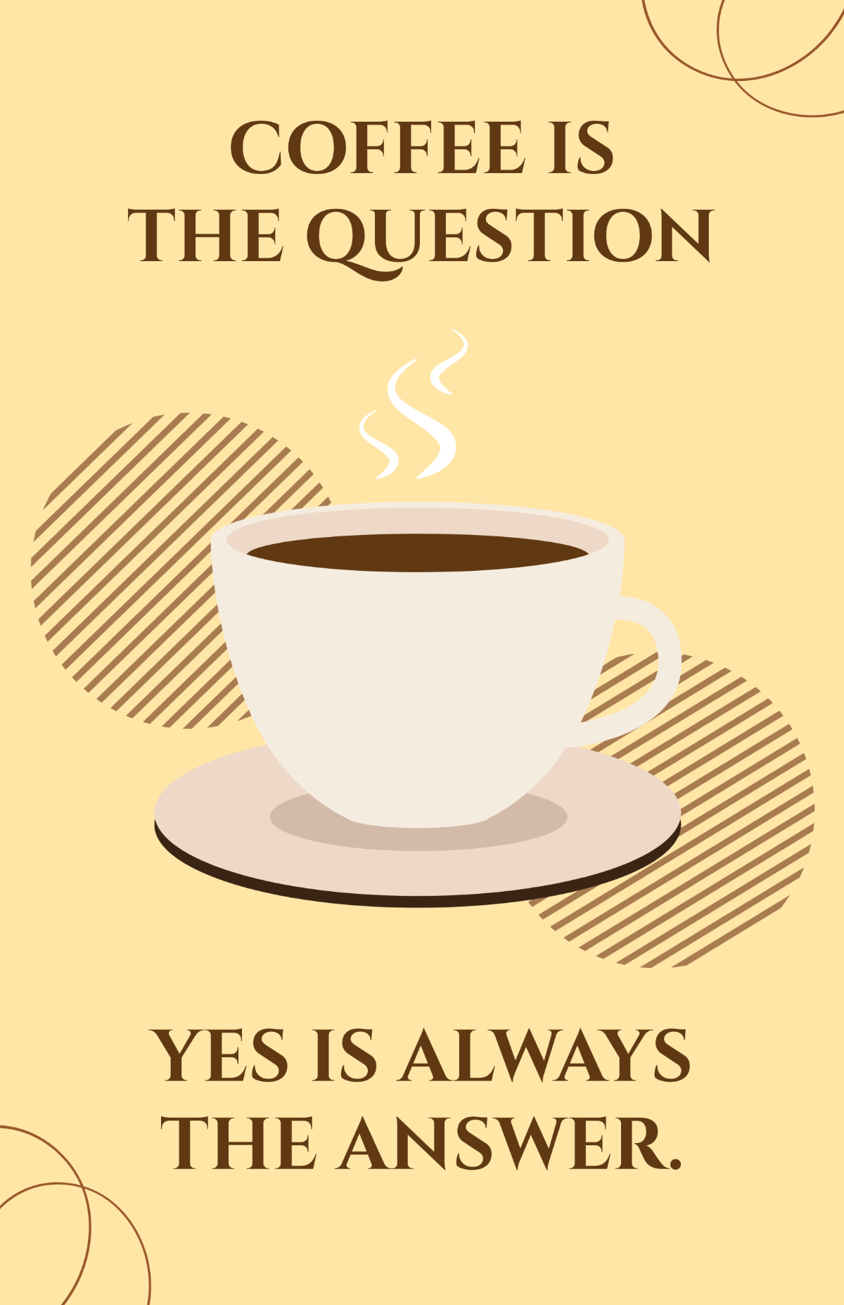 Free Coffee Poster Template