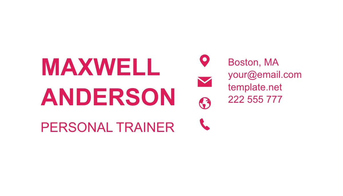 Free Political Business Card Template to Edit Online