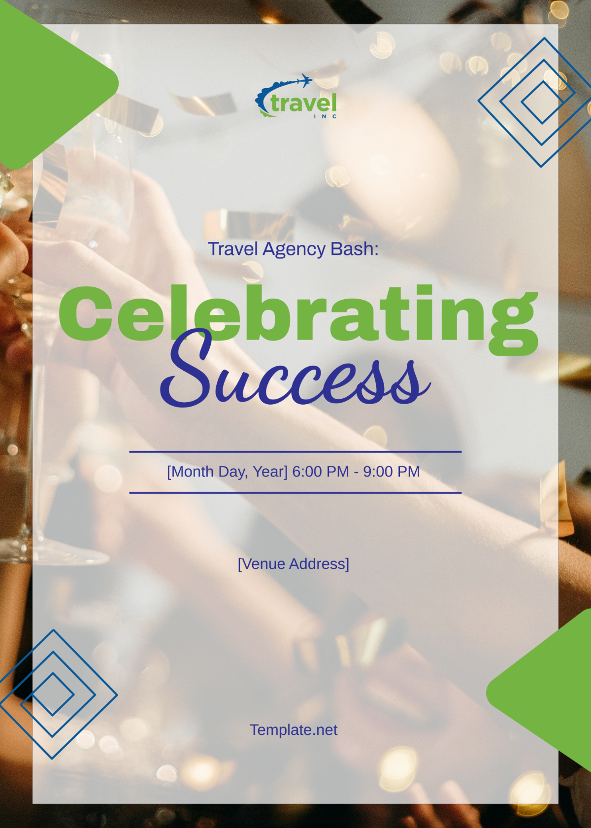 Travel Agency Party Invitation
