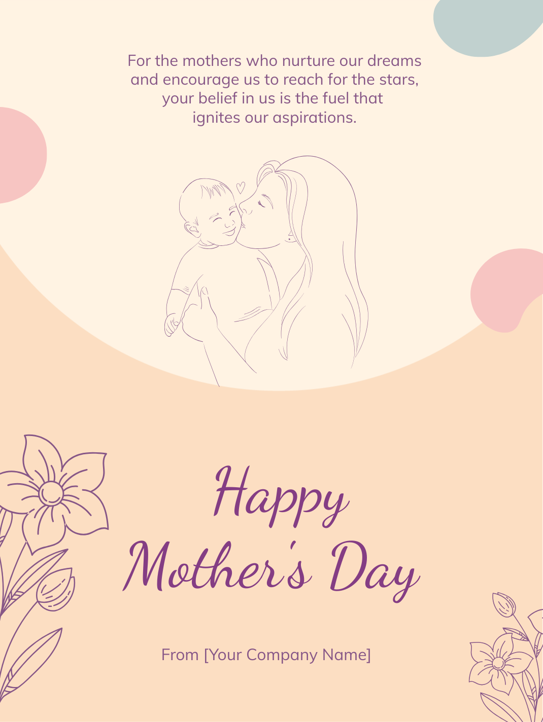 Free Mother's Day Social Media Posts Template