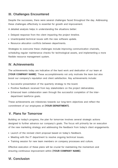 Free Journal Recap Template to Edit Online
