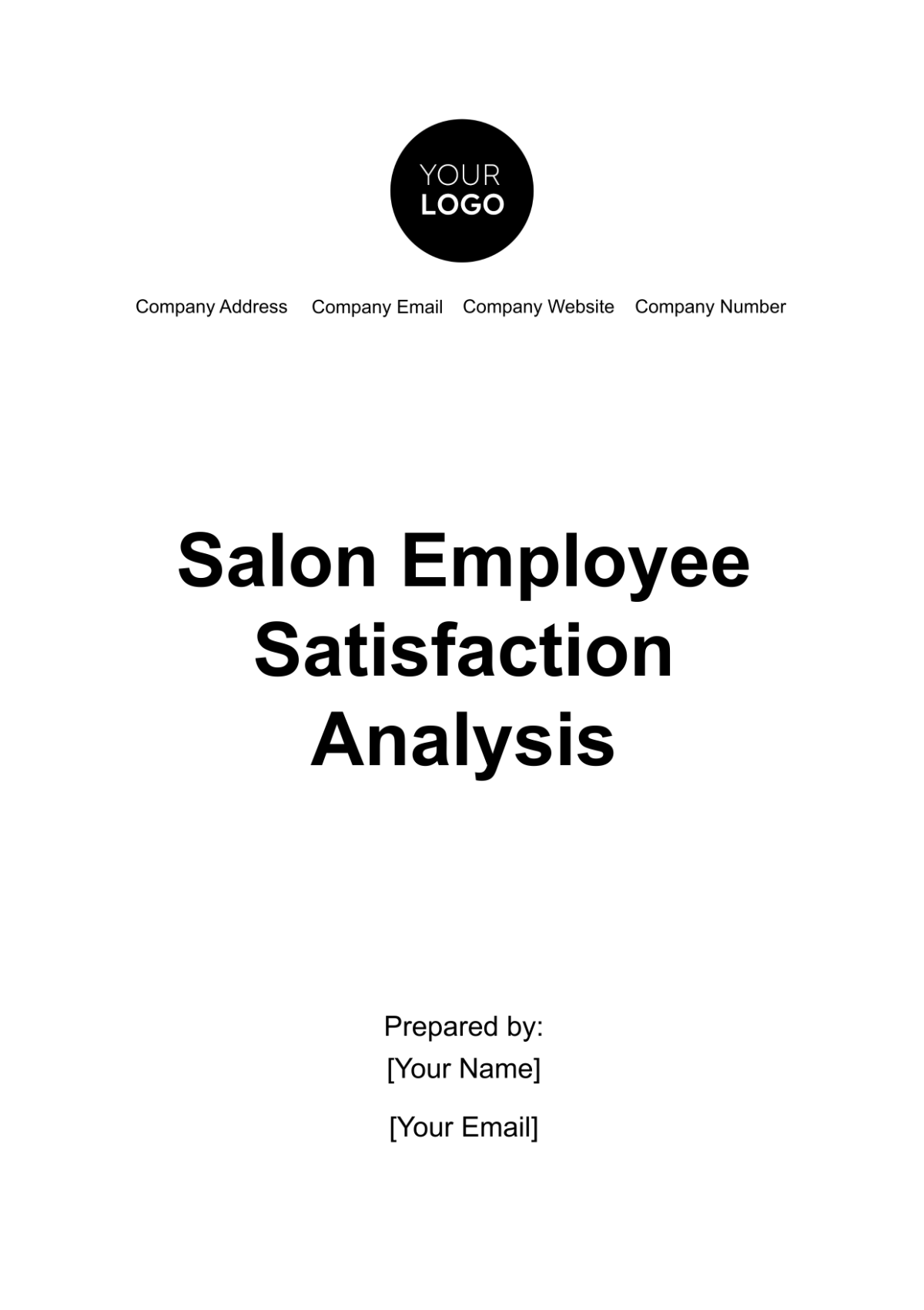 Salon Employee Satisfaction Analysis Template