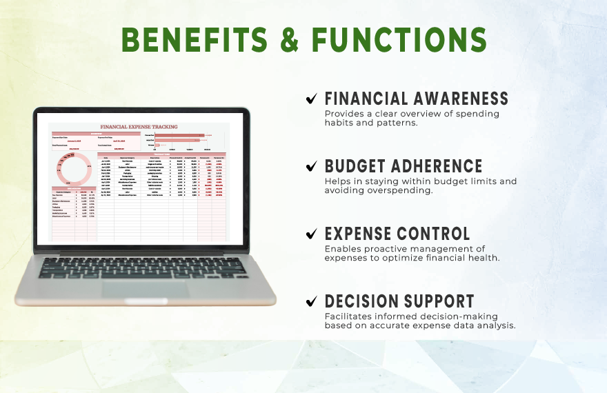 Financial Expense Tracking Template