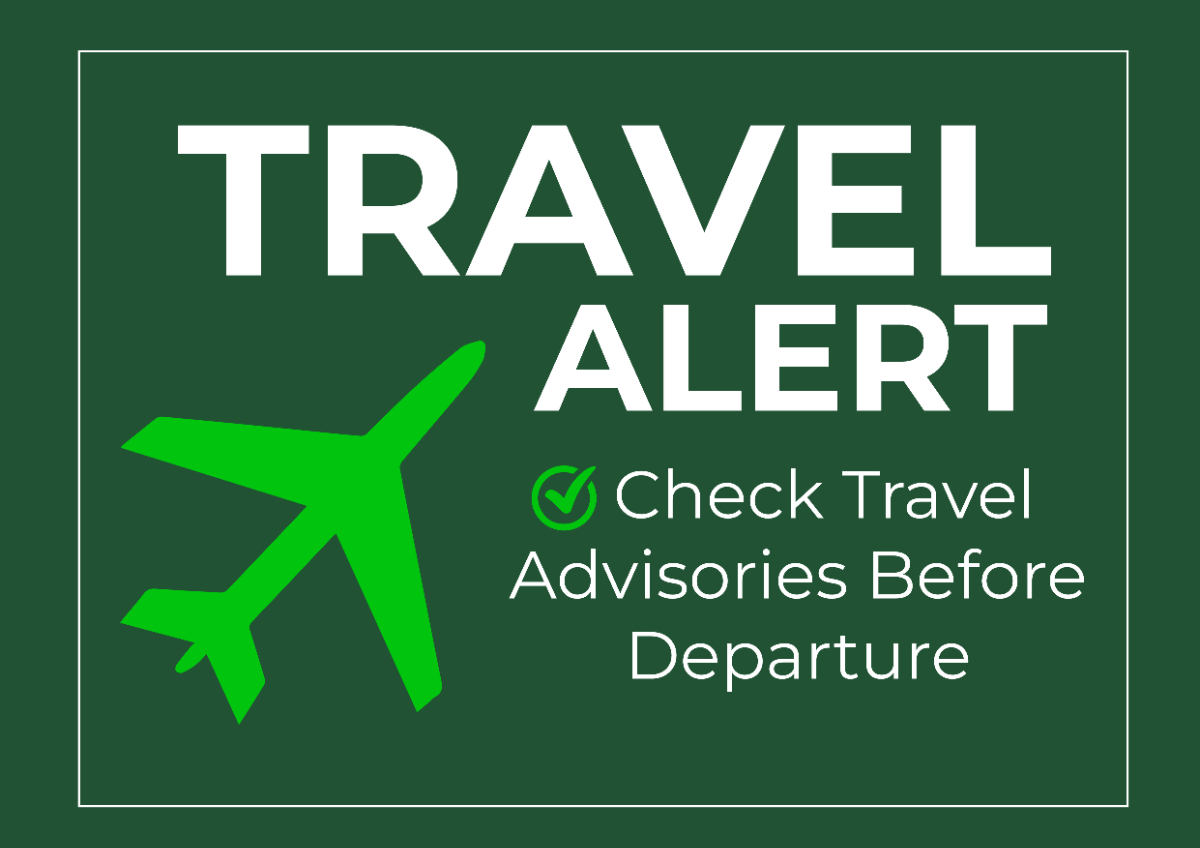 Travel Agency Warning Signage Template