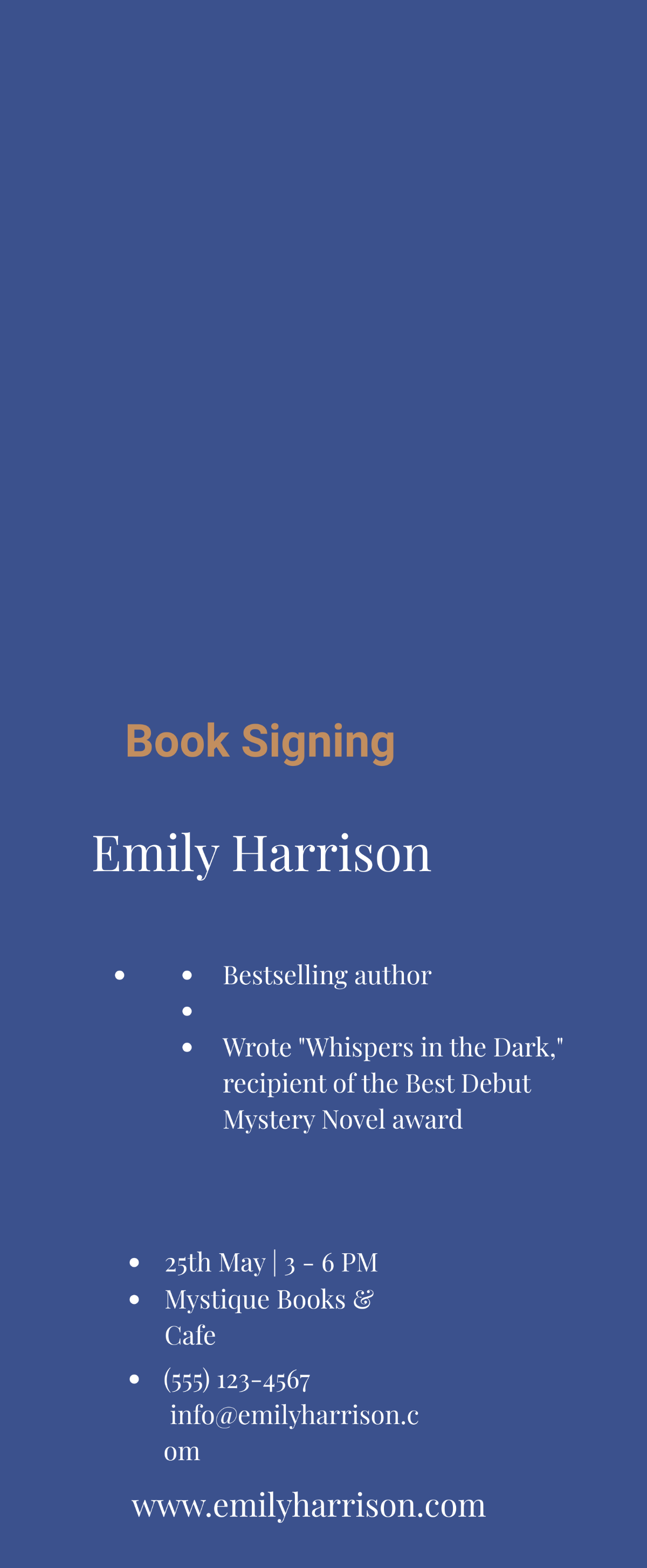 Free Author Retractable Banner Template