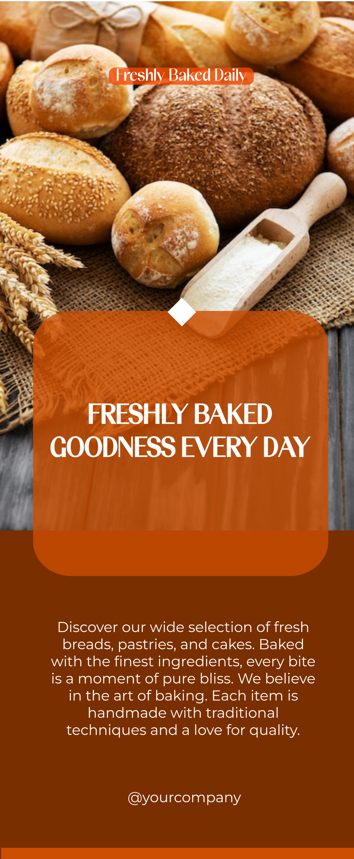 Free Bakery Retractable Banner Template to Edit Online