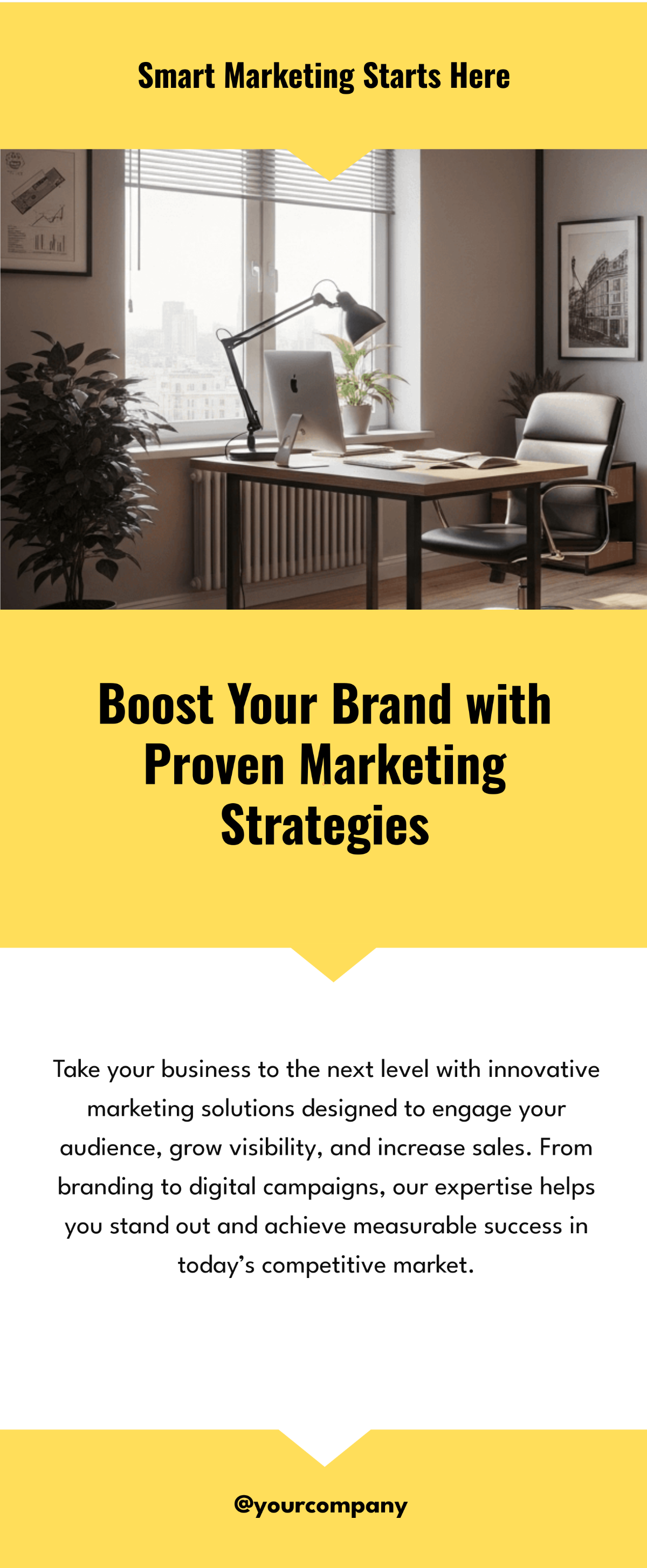 Free Marketing Retractable Banner Template to Edit Online