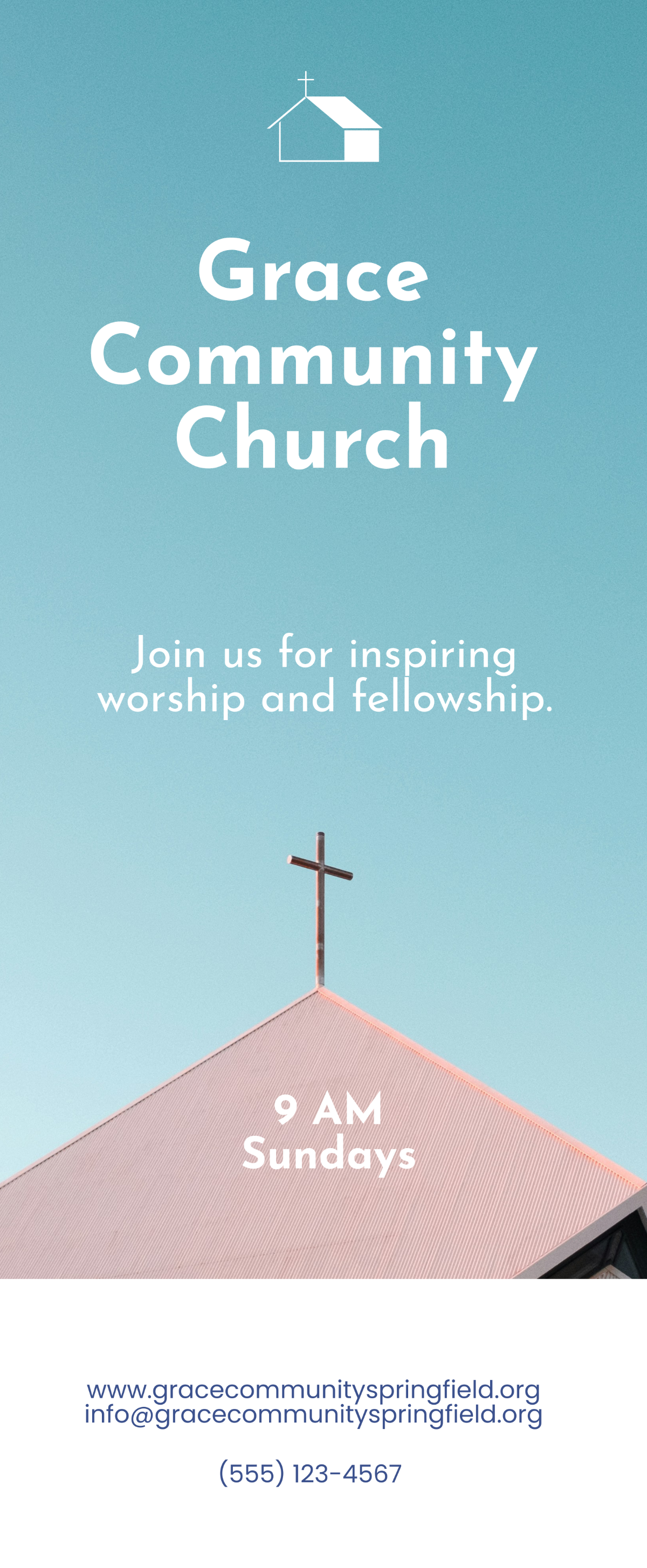 Church Retractable Banner