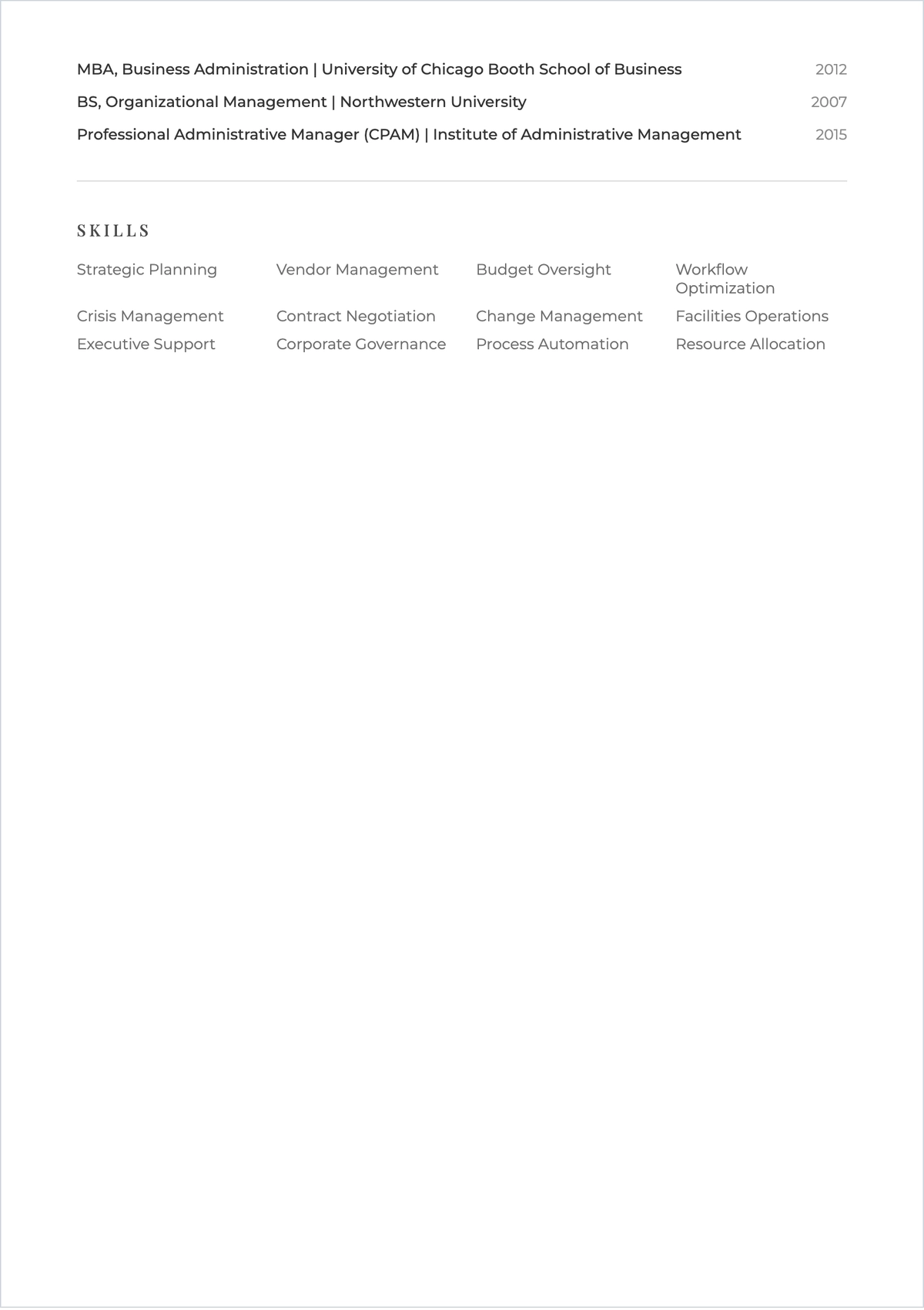 Free Traditional ATS CV Template, AI CV Builder