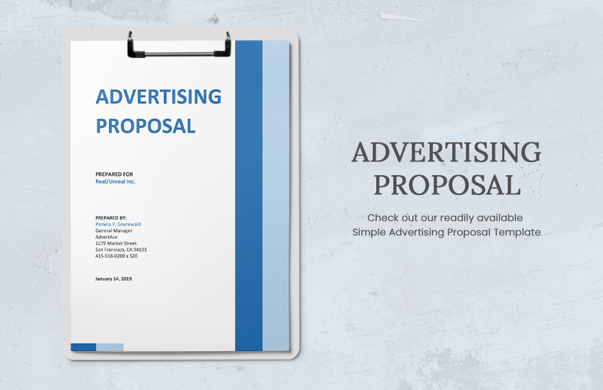 Advertising Proposal Google Docs Templates - Design, Free, Download ...