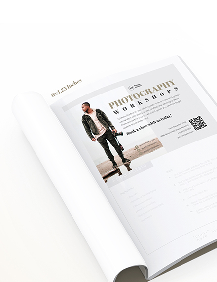 Photographer Guide Magazine Ads Template