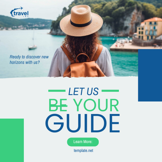 Free Travel Agency LinkedIn Post Template