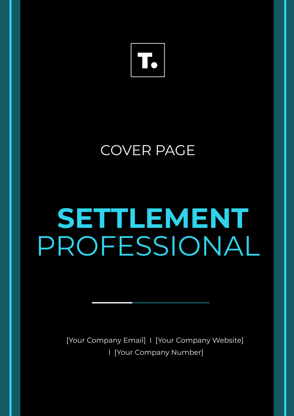 Settlement Professional Cover Page