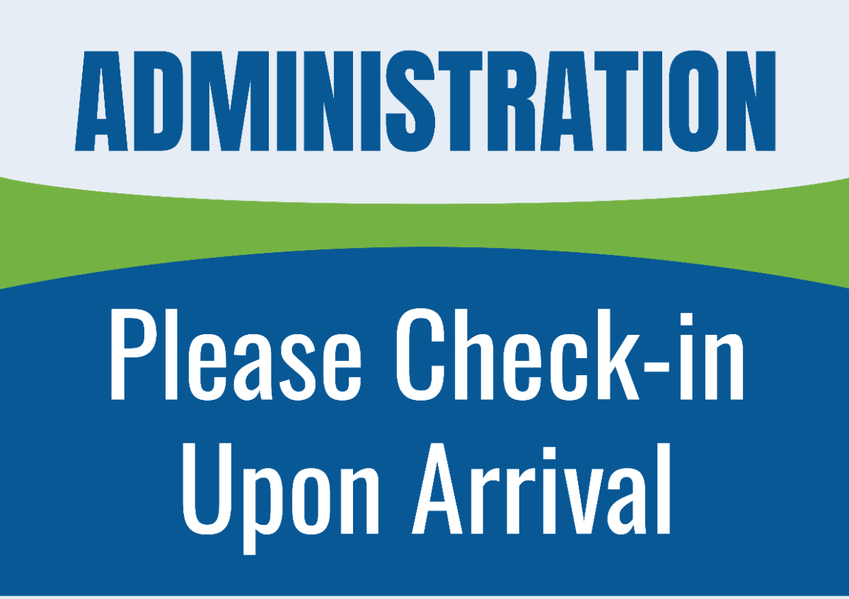 Free Travel Agency Administration Signage Template
