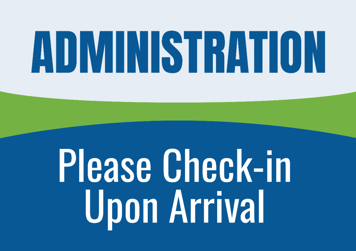 Free Travel Agency Administration Signage Template